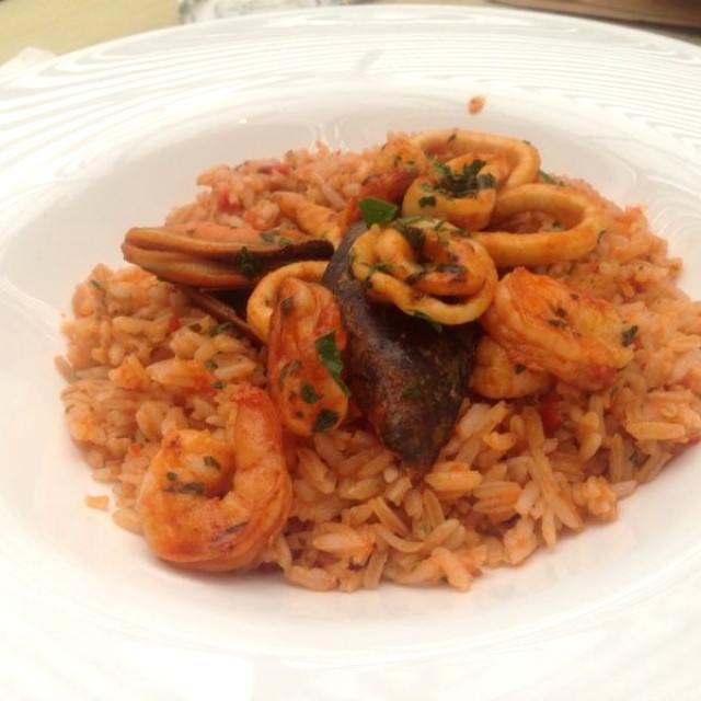 Arroz con mariscos 