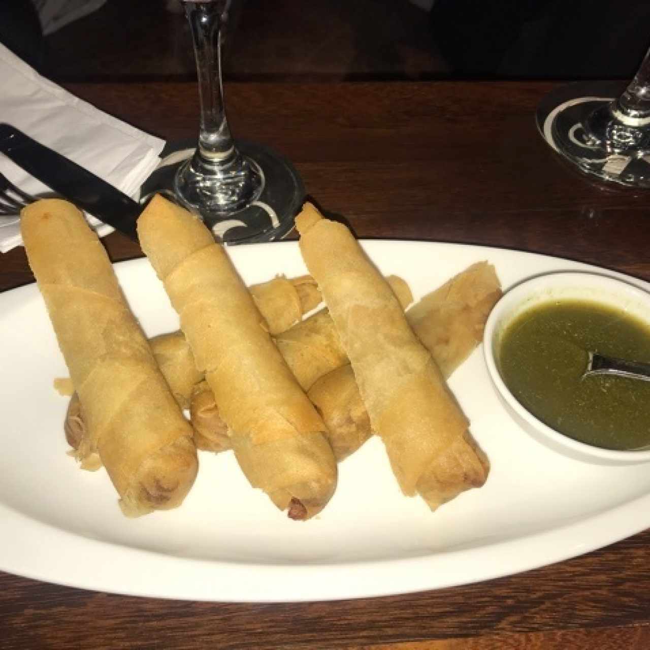 Rollitos de lechona