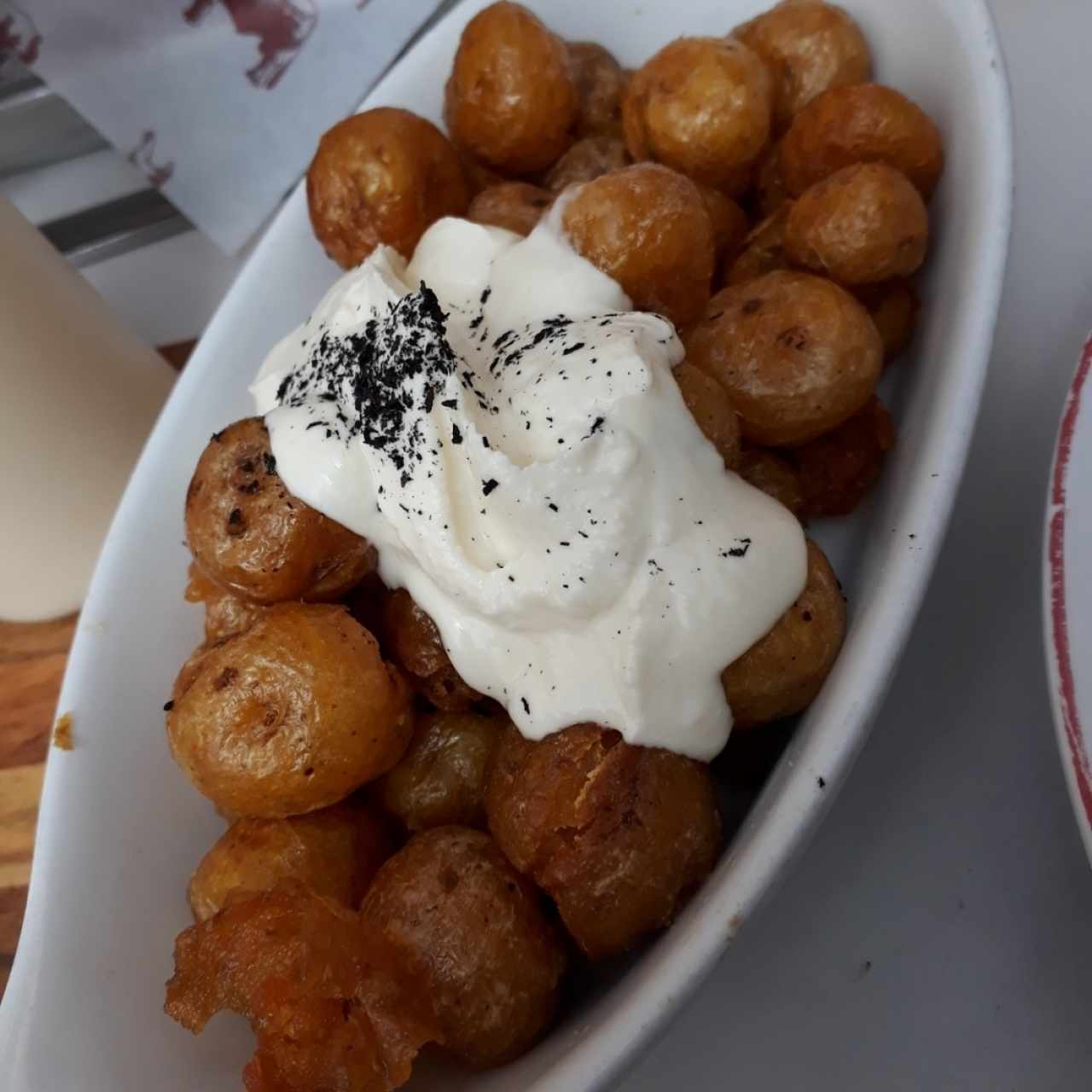 Papas criollas - acompañamiento del menú