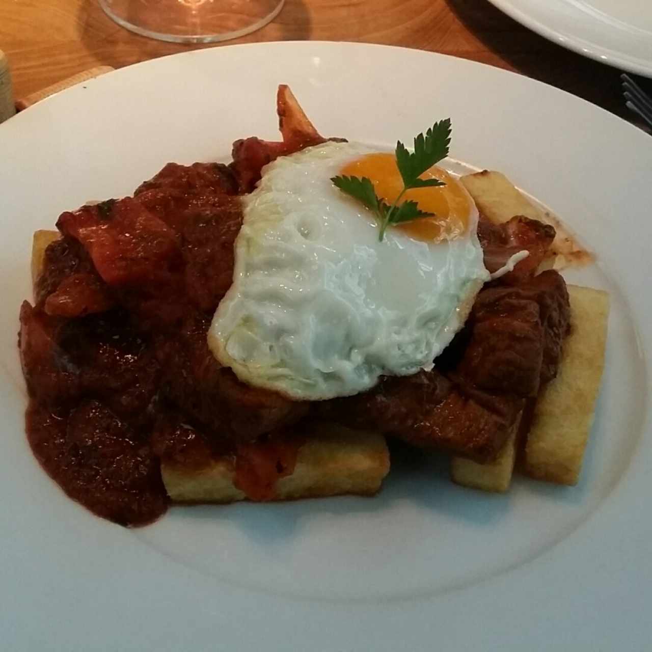 Lomo salteado a la peruana