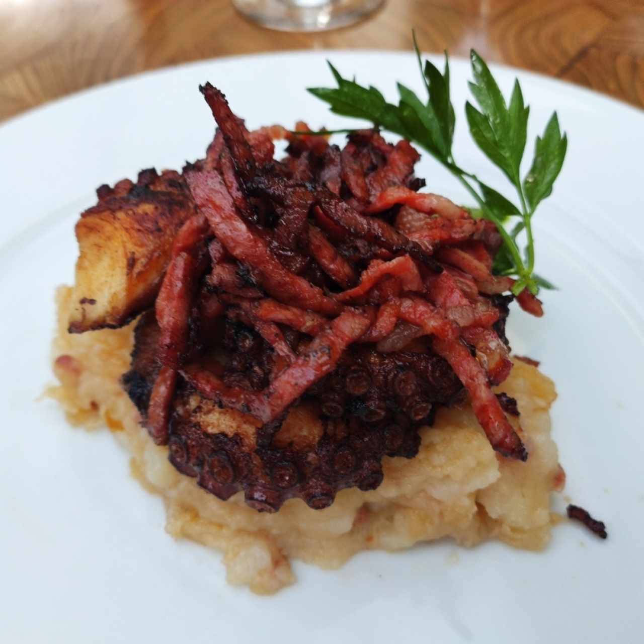 pulpo al carbon