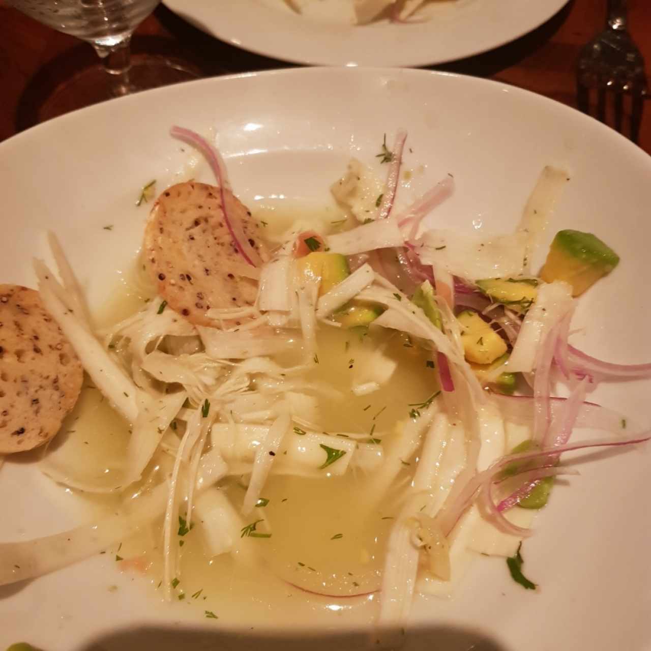 ceviche de palmito