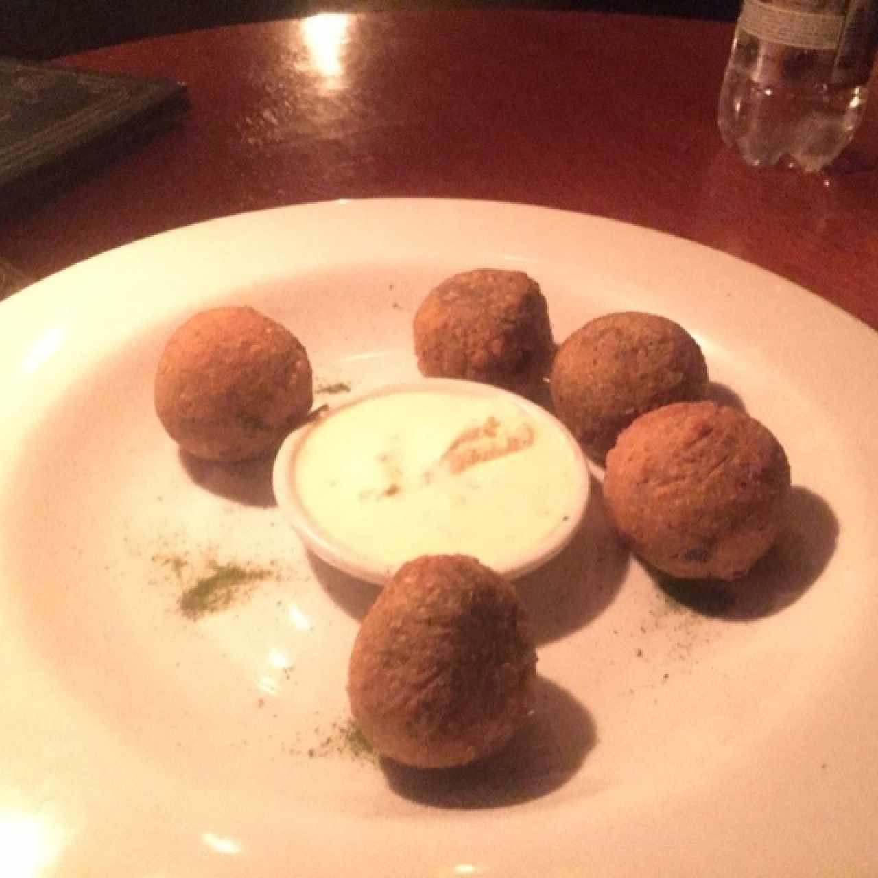 Croquetas de platano y conejo