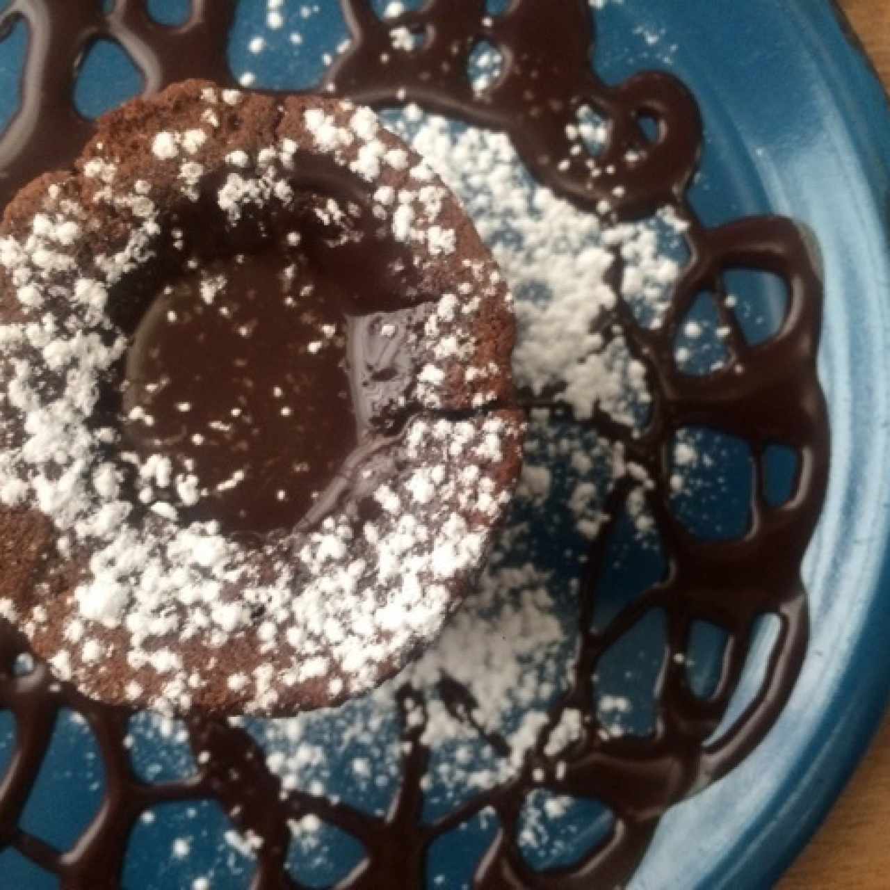 Volcán de chocolate