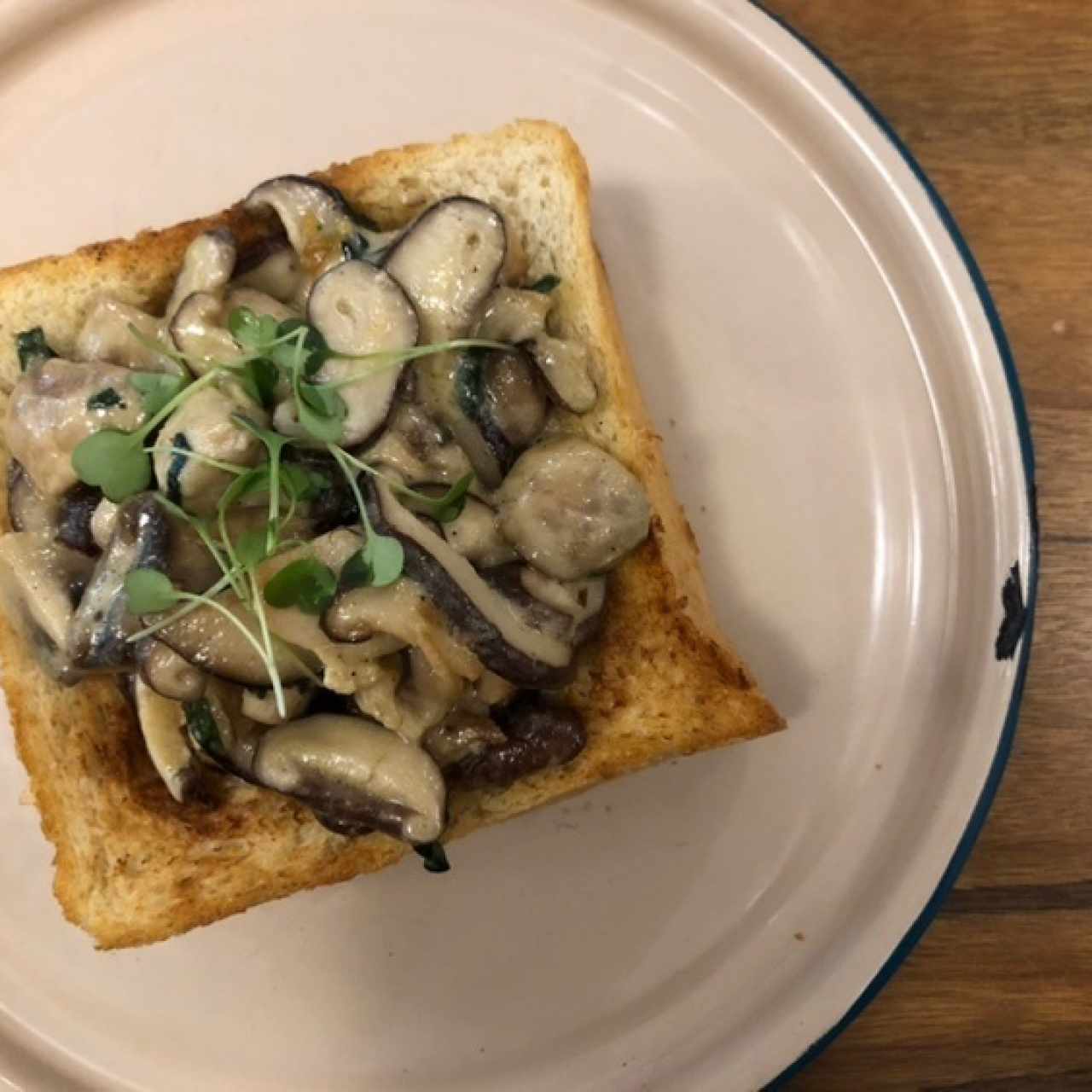 Pollo con champiñones 