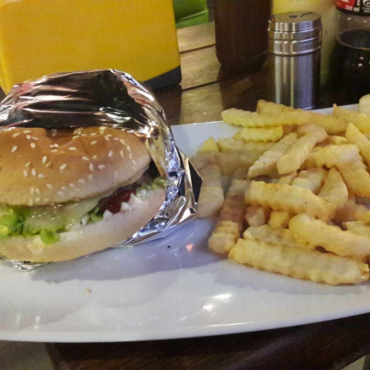 hamburguesa tradicioba