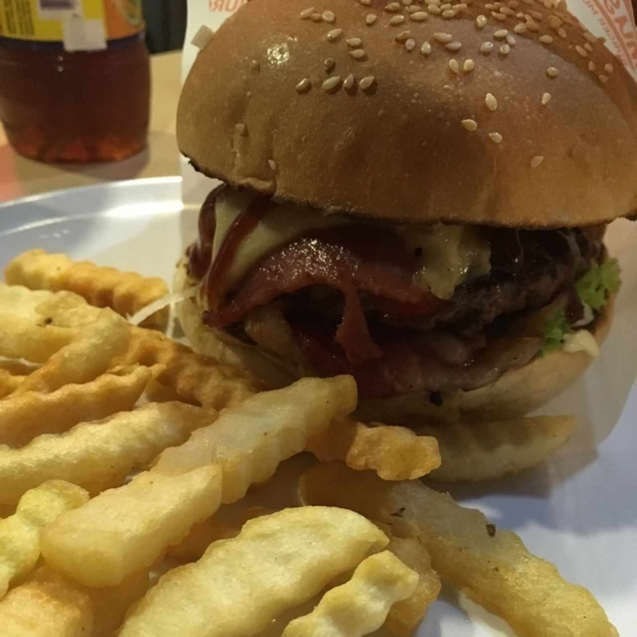hamburguesa con toconeta