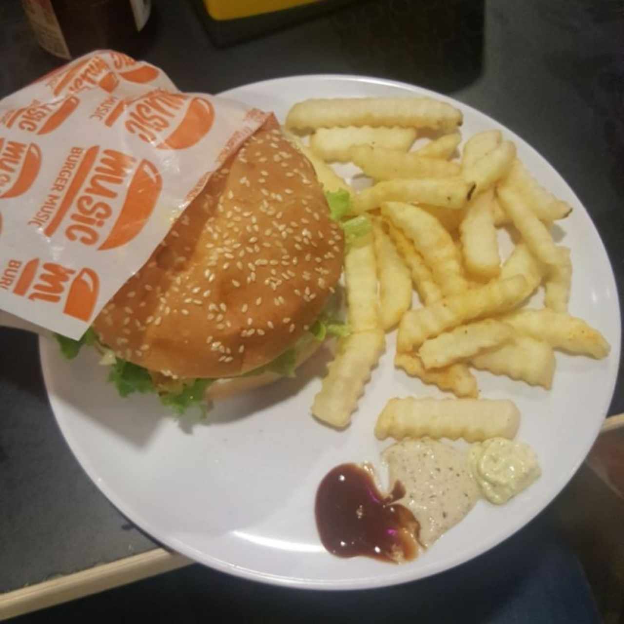 Hamburguesa de la casa