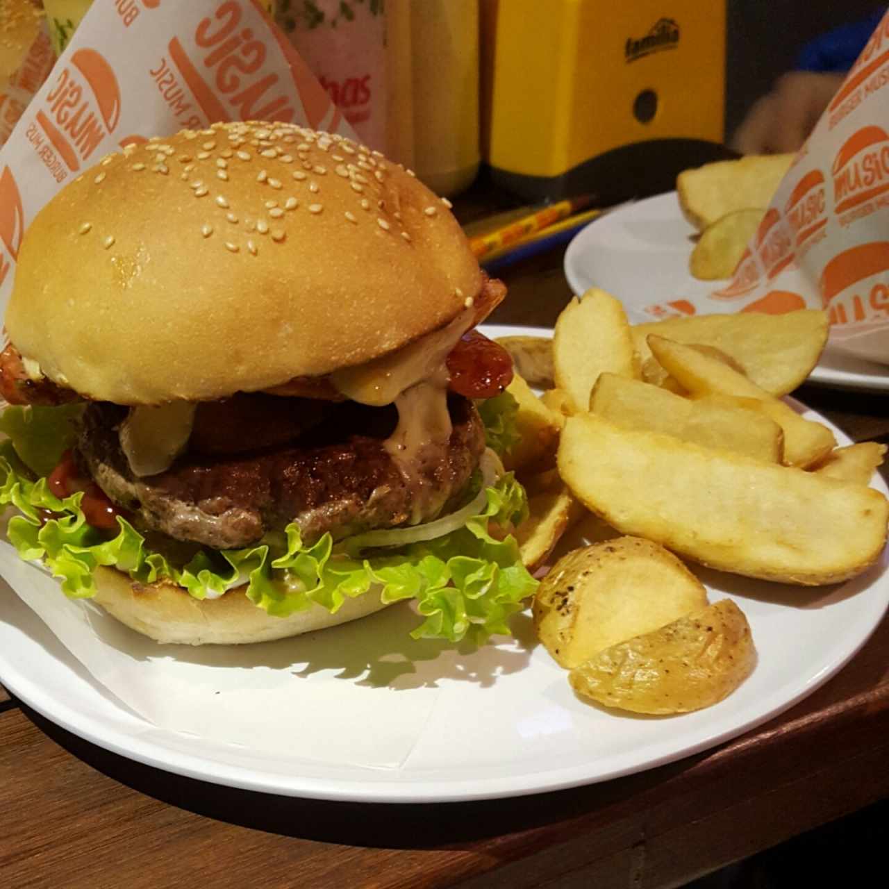 Hamburguesa chorizo