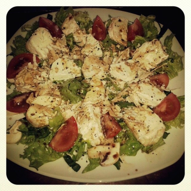 Ensalada especial con quesos de cabra