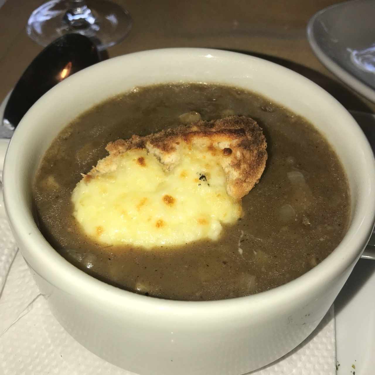 sopa de cebolla