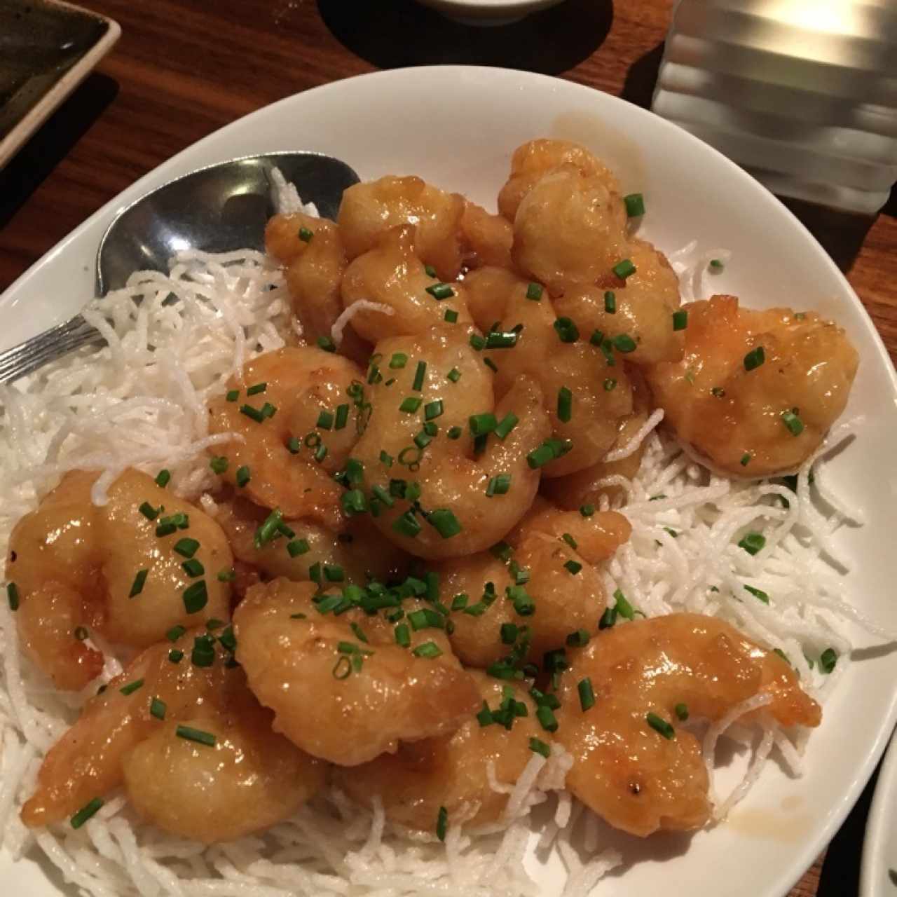 camarones en salsa agridulce