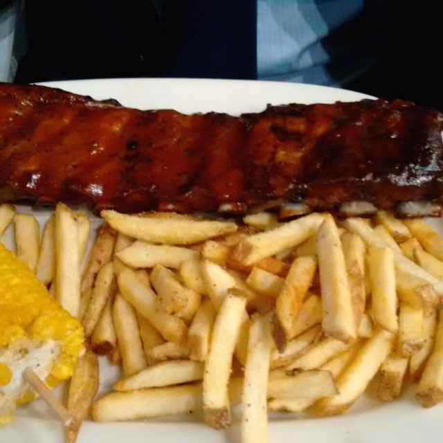 Honey bbq ribs