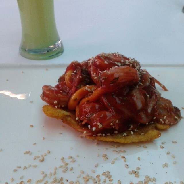 Ceviche de camarones