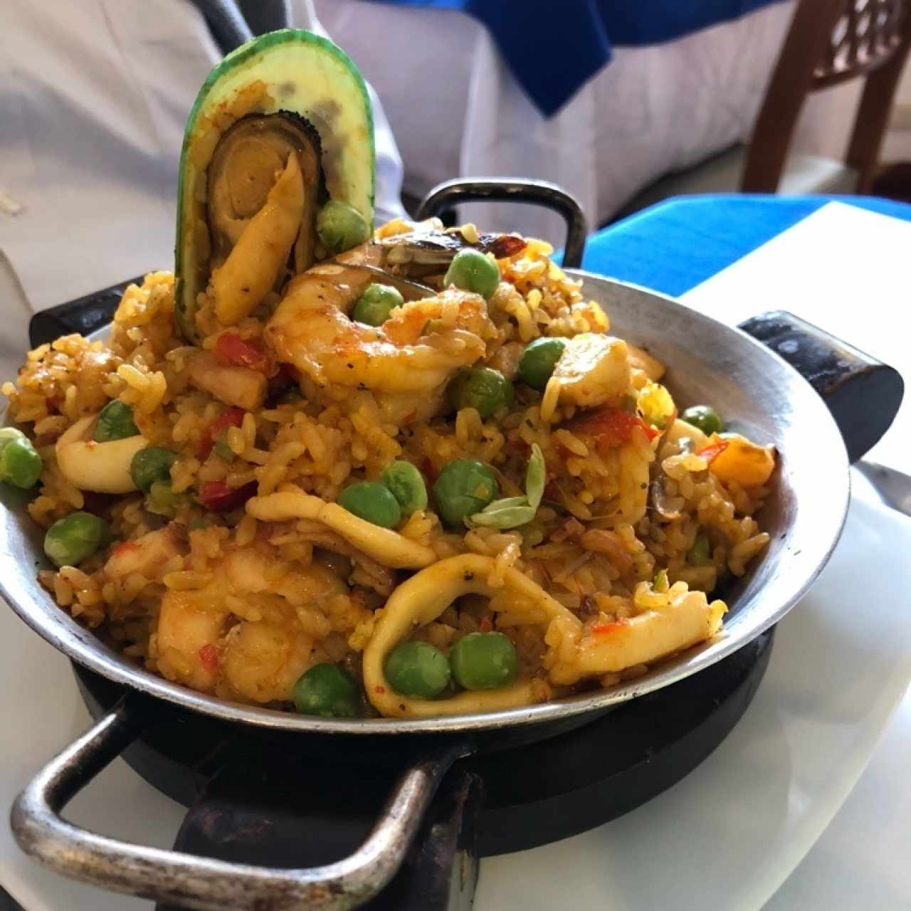 paella de mariscos 