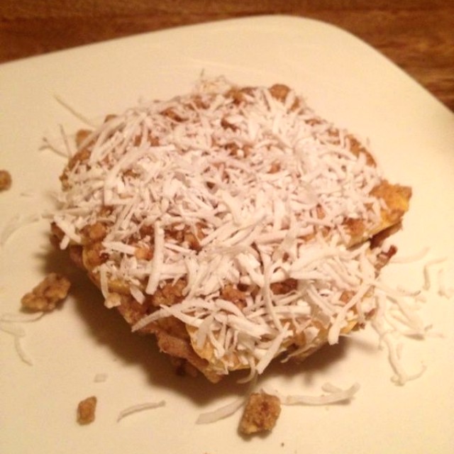 Torta raw de banano 