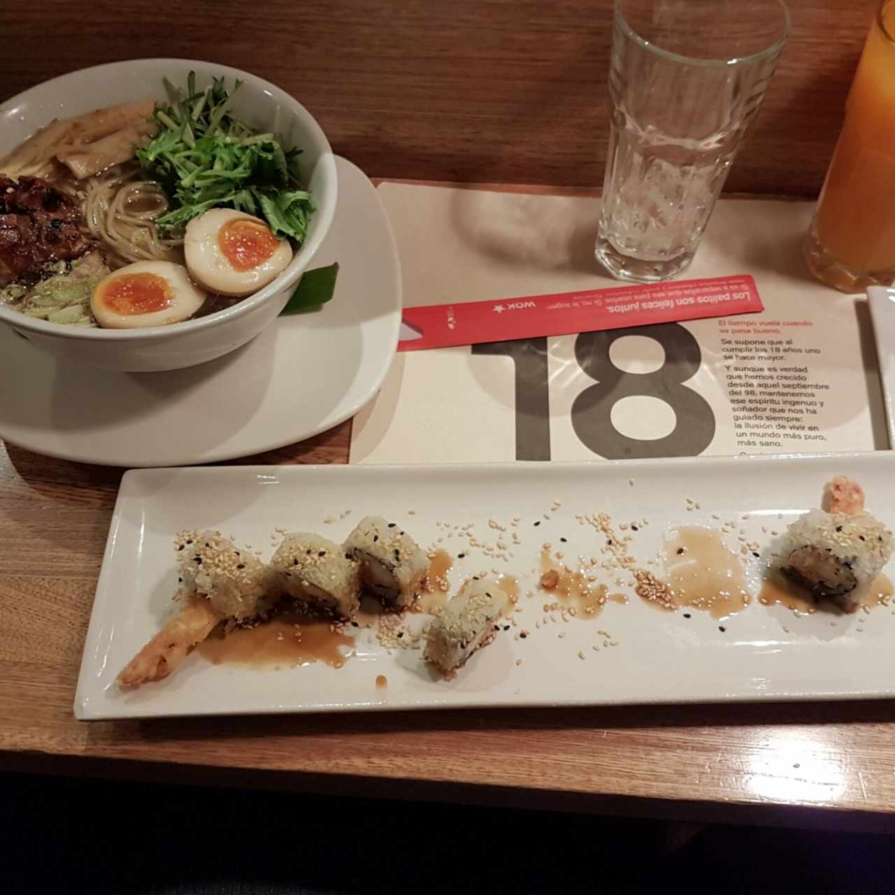 Sushi y ramen