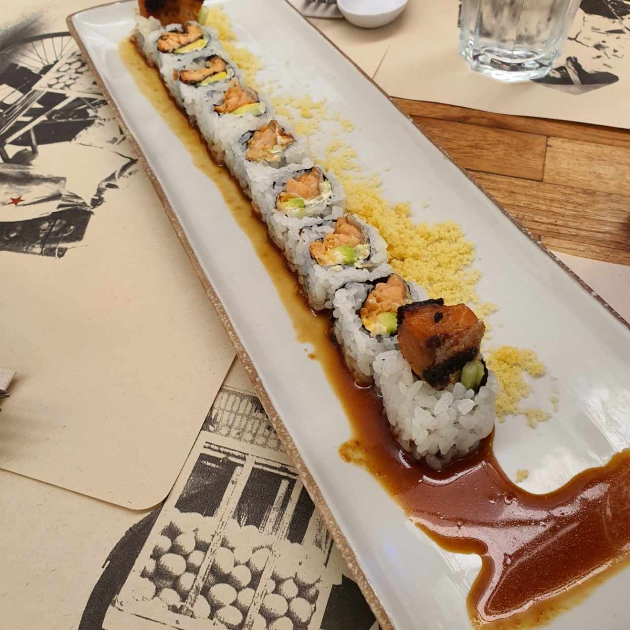 Sushi Tempurako Salmon