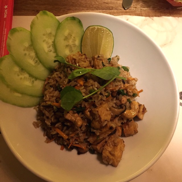 Arroz Vegetariano sin huevo
