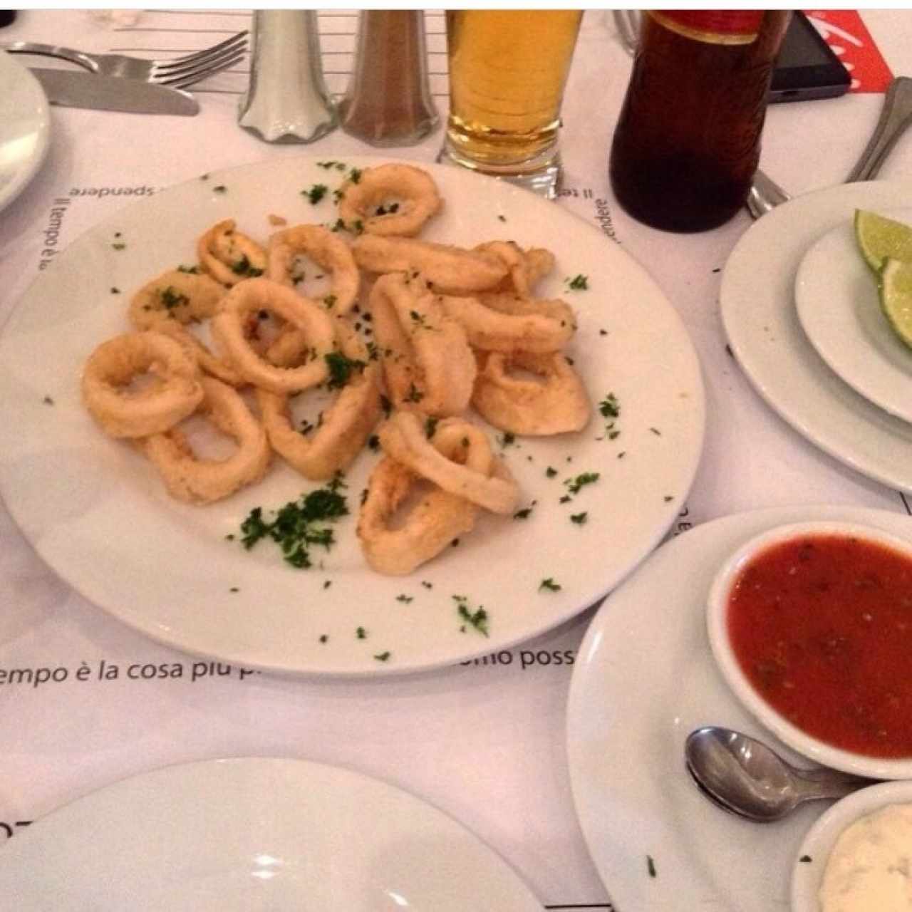 Calamares apanados