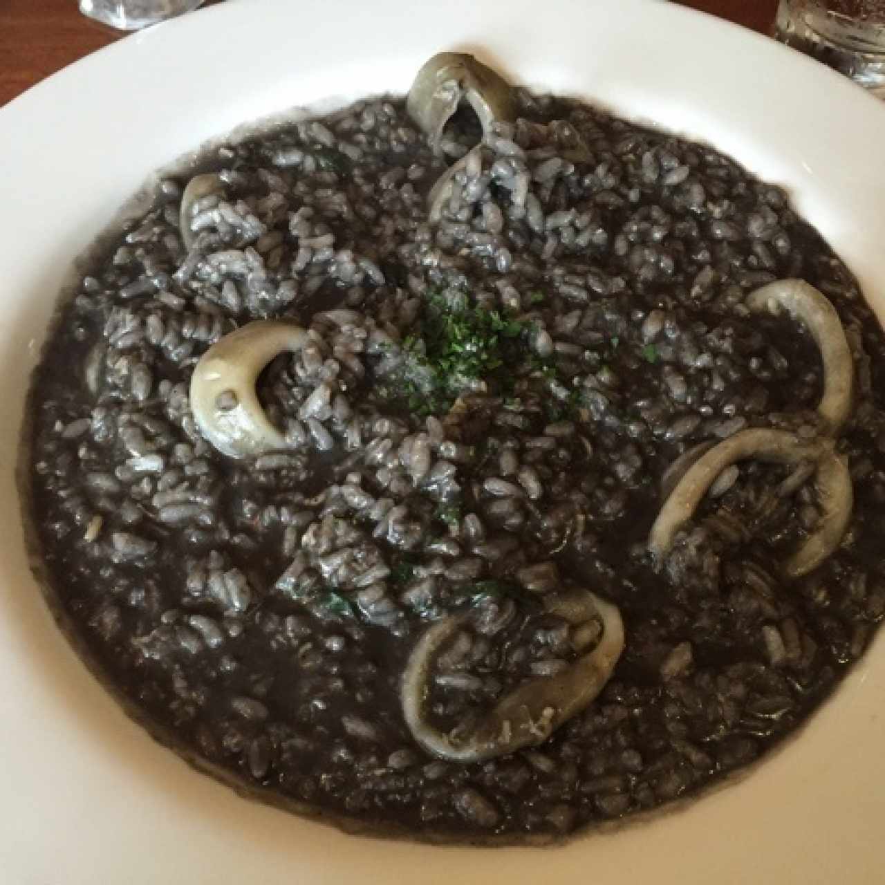 Risotto de Tinta de Calamar