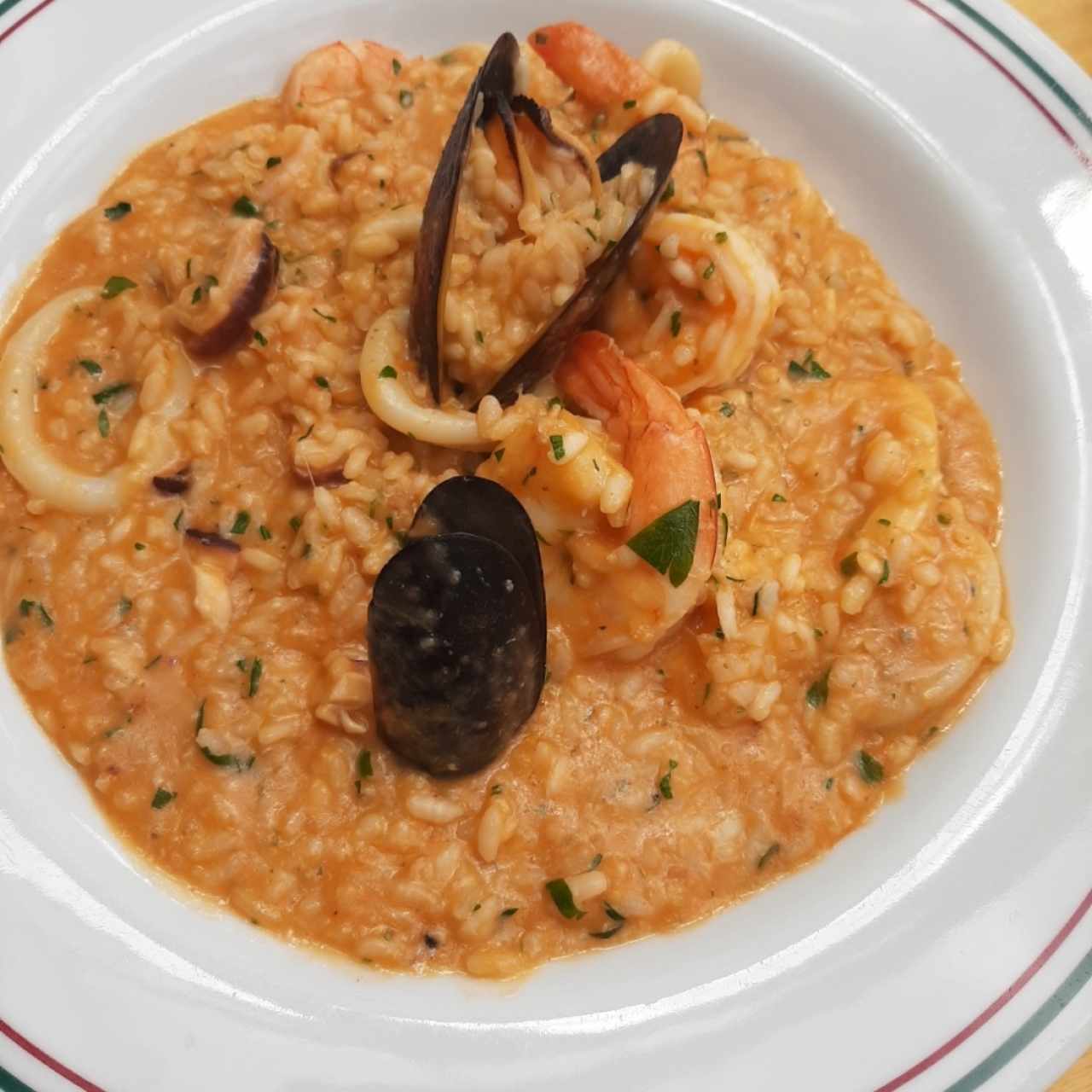 Rissoto frutos del mar.
