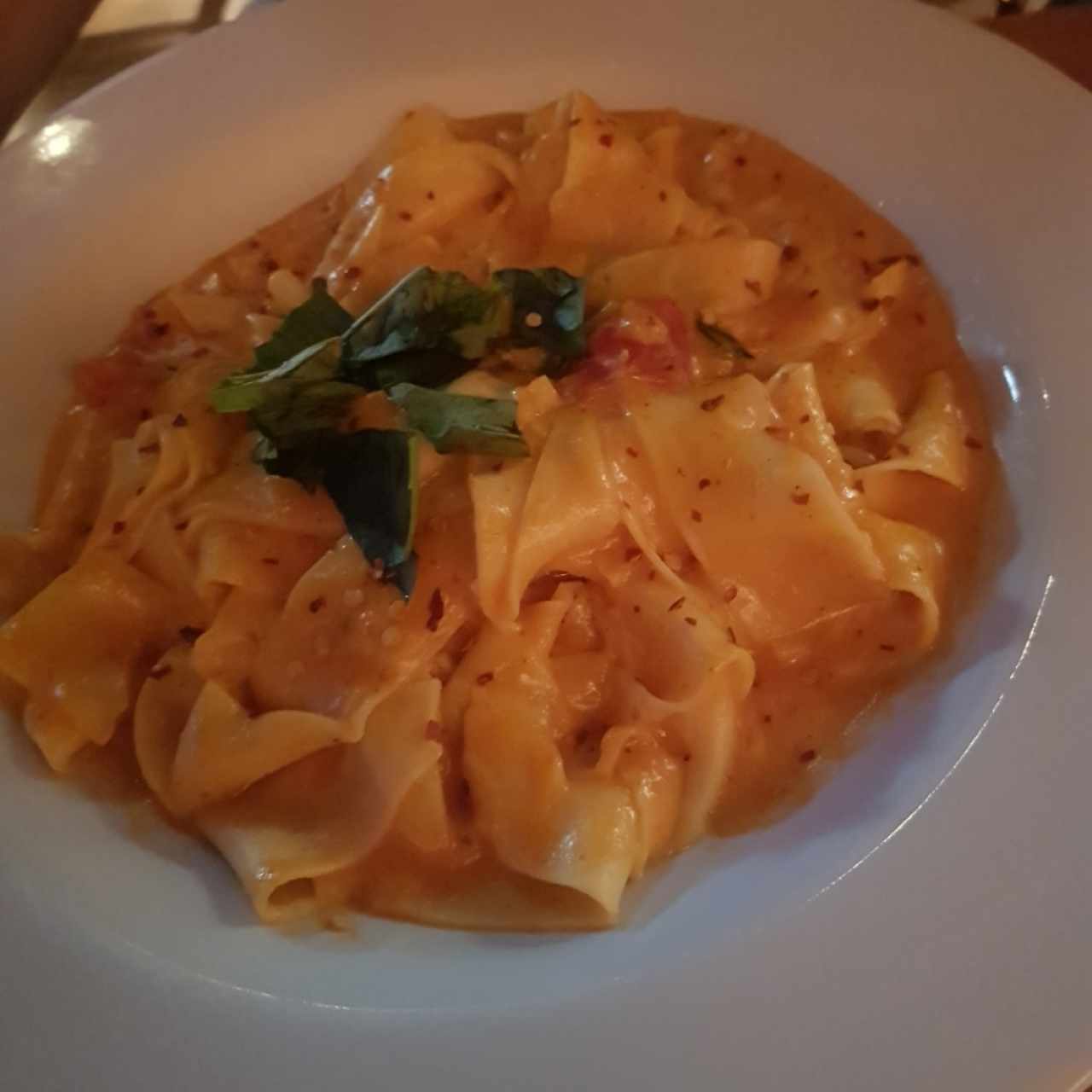 parpadelle al teléfono 