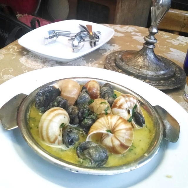 Escargots al estilo El Patio