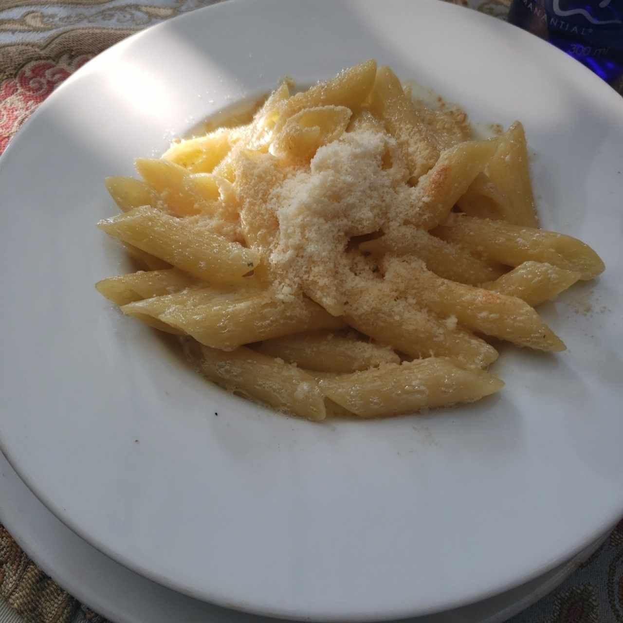 penne de tres quesos 