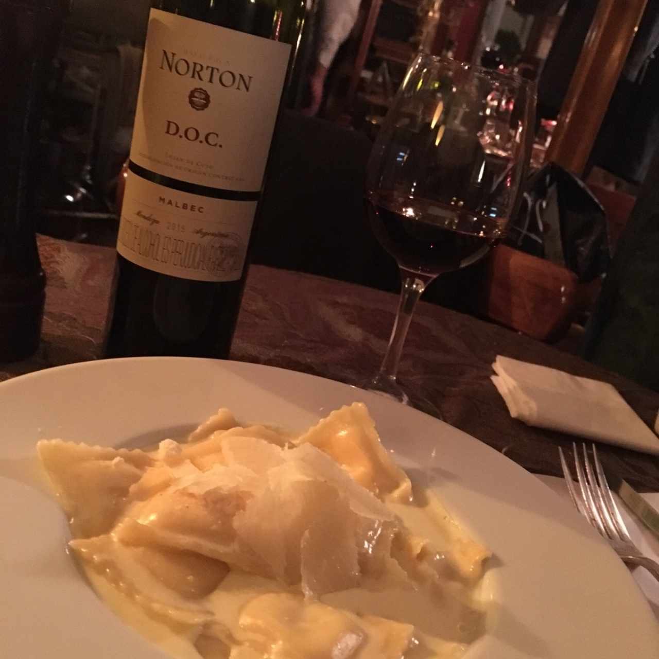 Ravioli queso