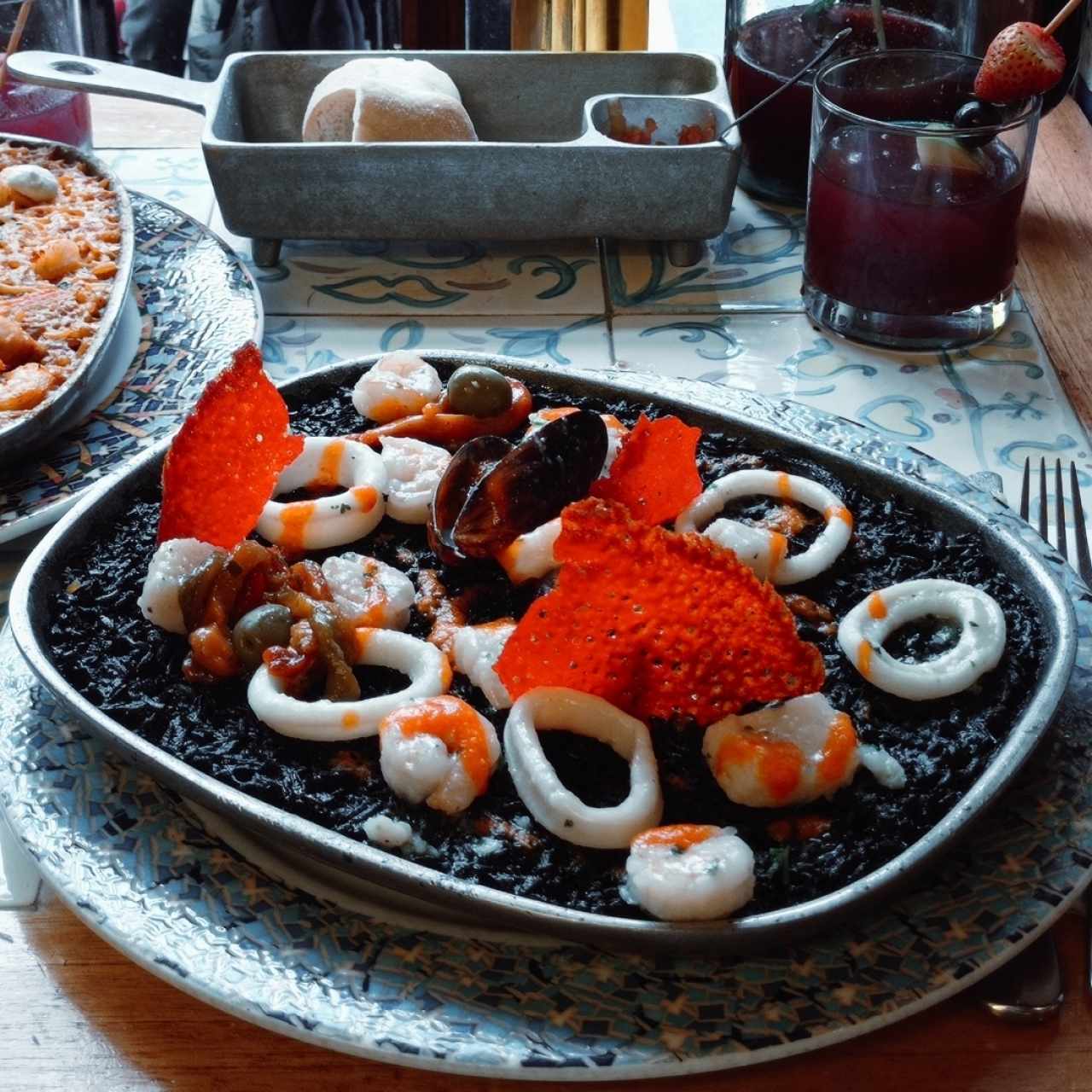 Paella negra 
