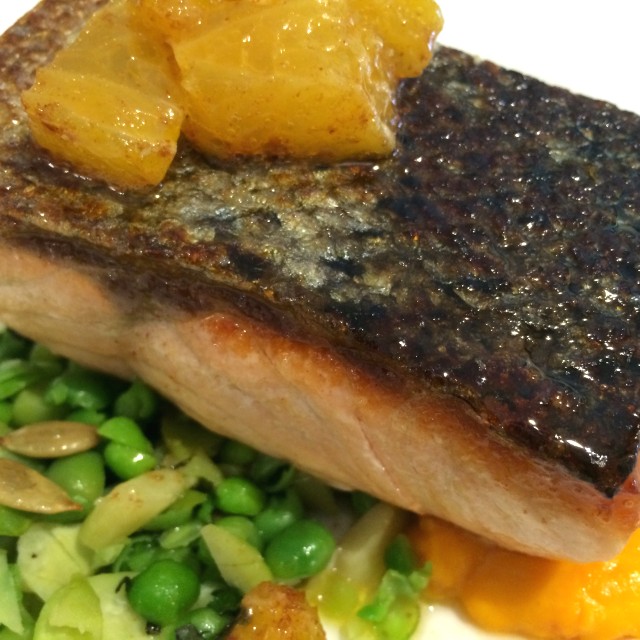 Salmón y primavera
