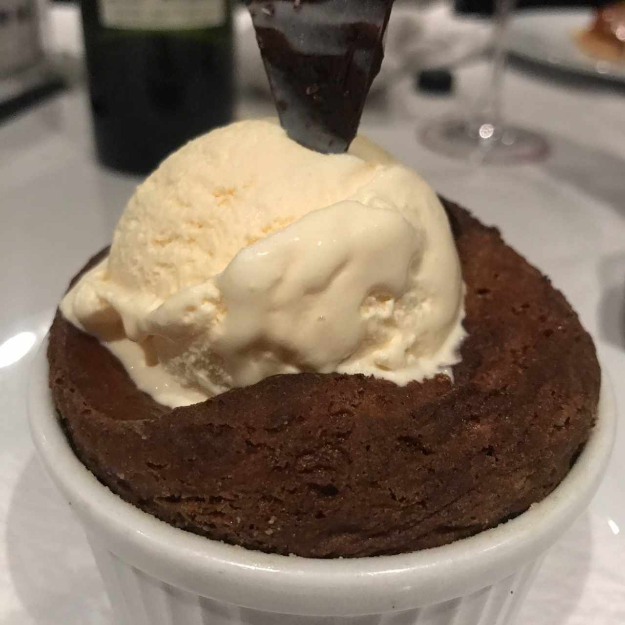 Fondant de chocolate 