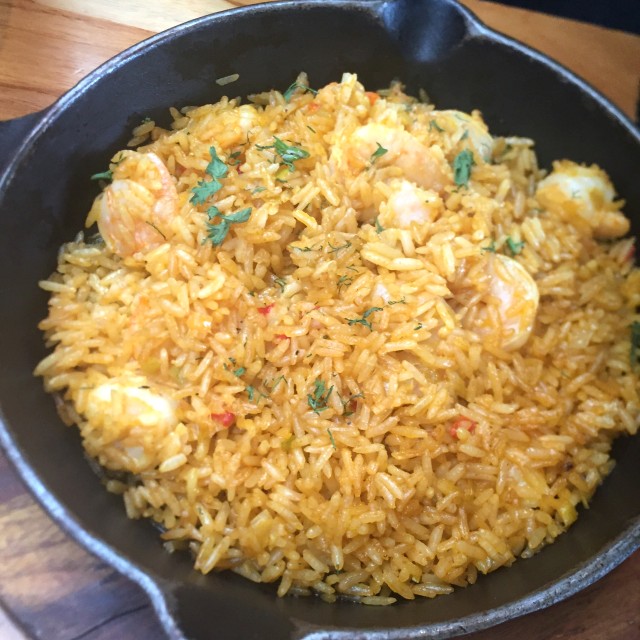 Arroz de camarones