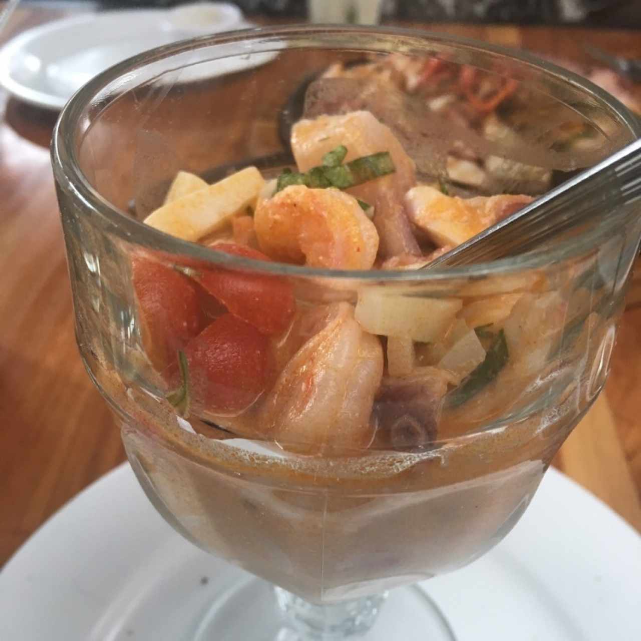 ceviche curry rojo 