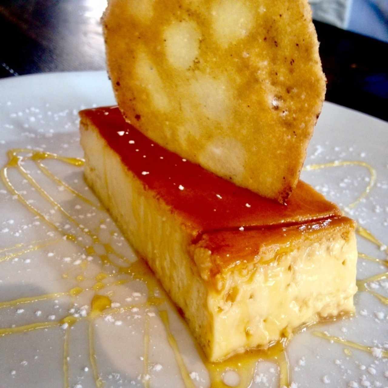 flan de coco