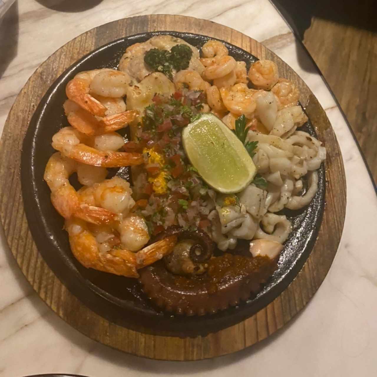 Parrillada de mariscos