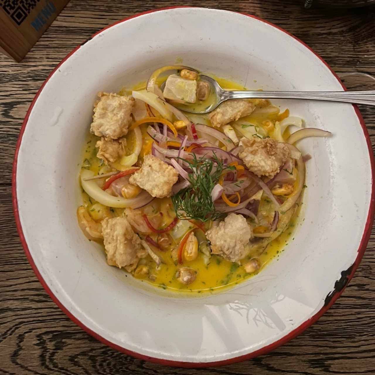 Ceviche al ají amarillo grande 