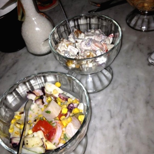 Ceviche caribeño y tigre!