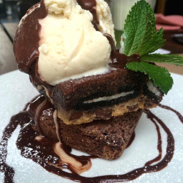 Brownie de oreo 