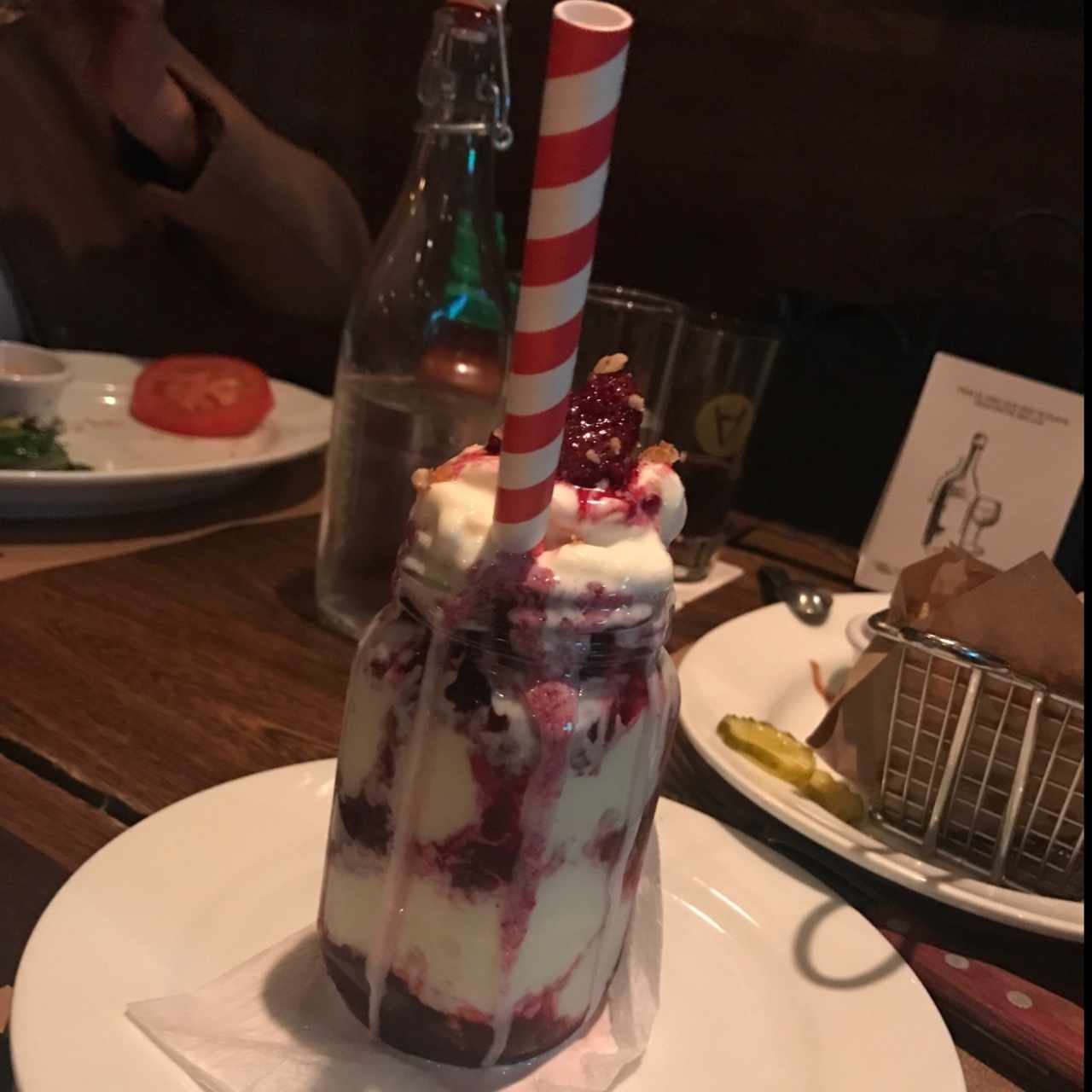 shake de frutos rojos ... una delicia ! 