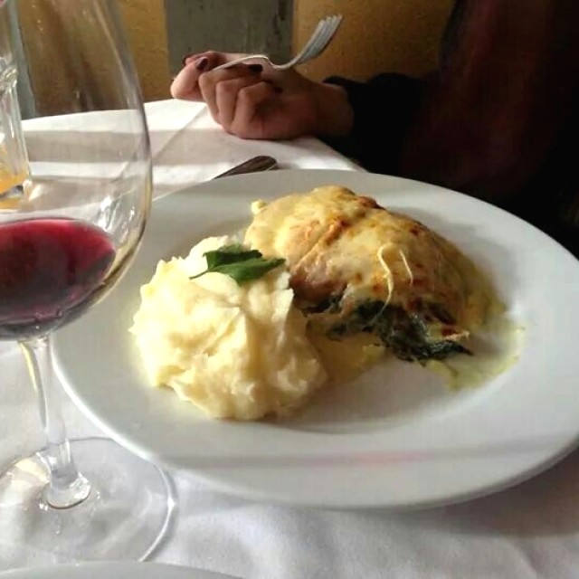 Pollo florentina.