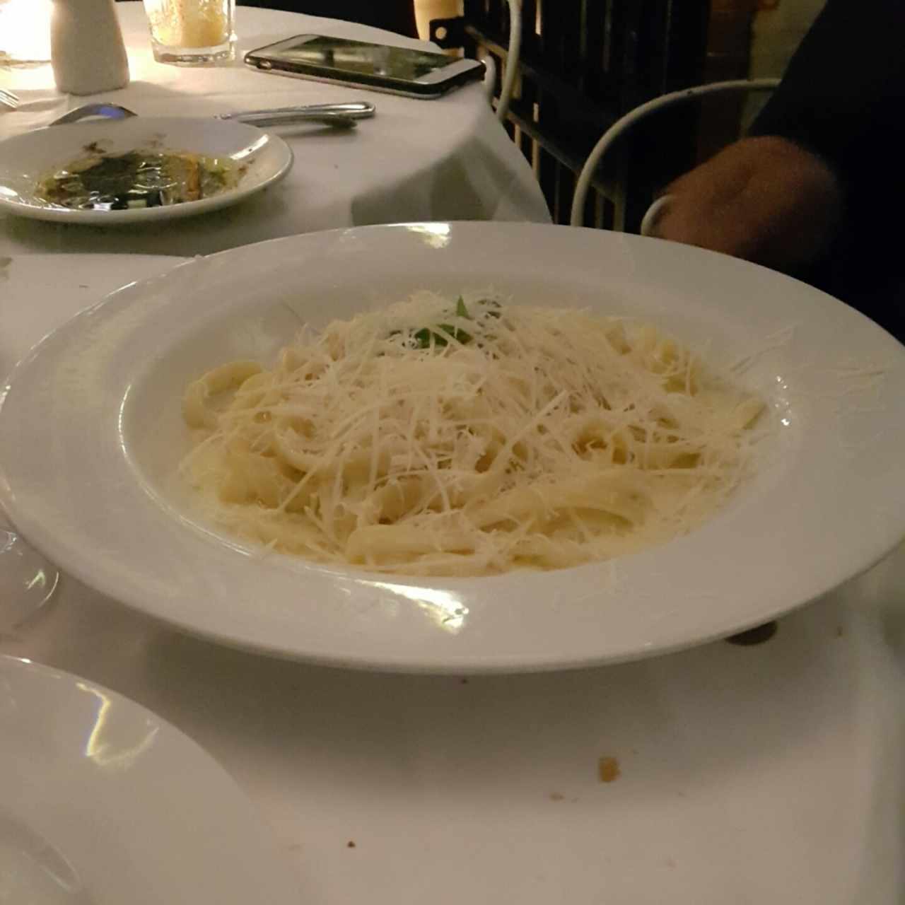 pasta larga de 3 quesos
