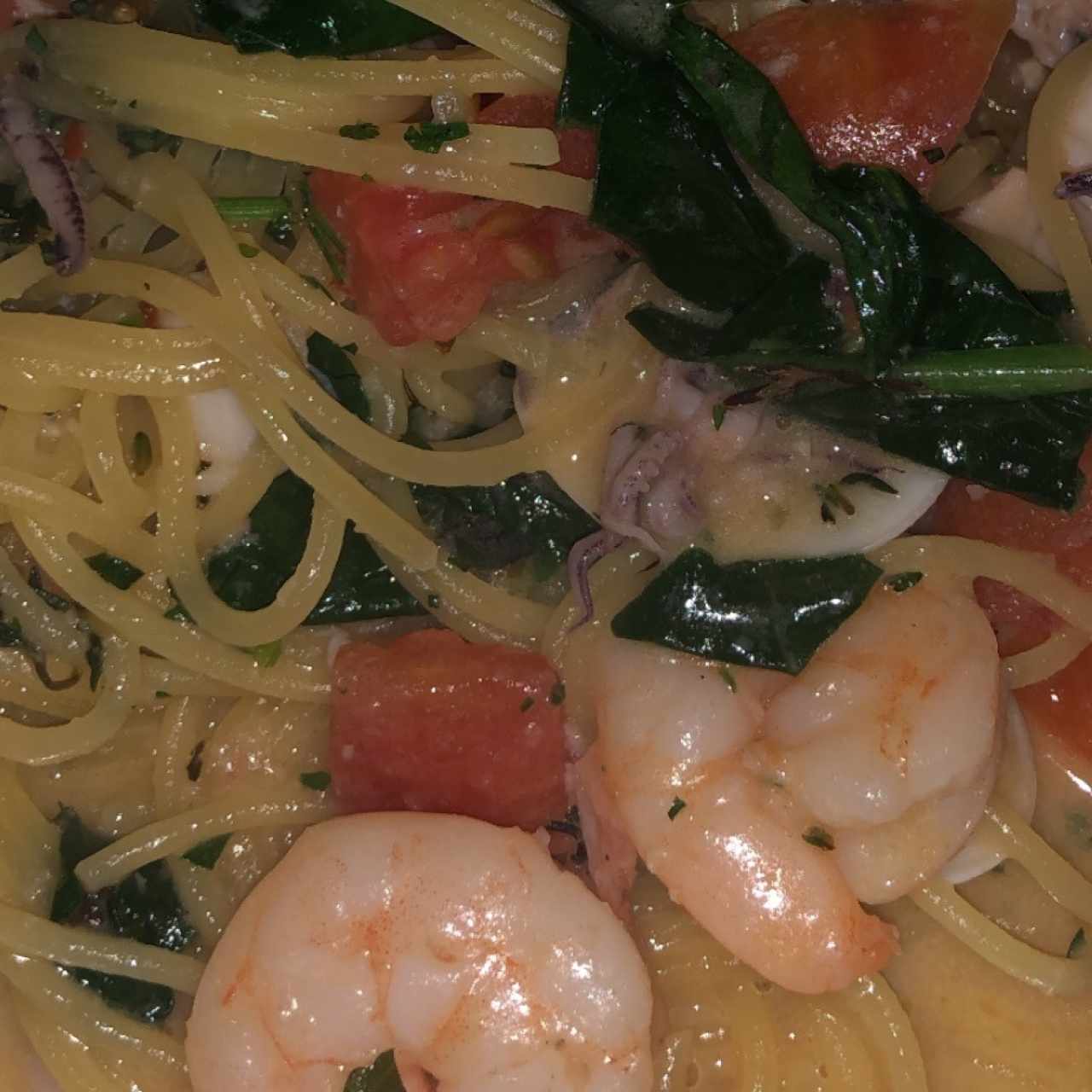 Spaeguetti de Mariscos