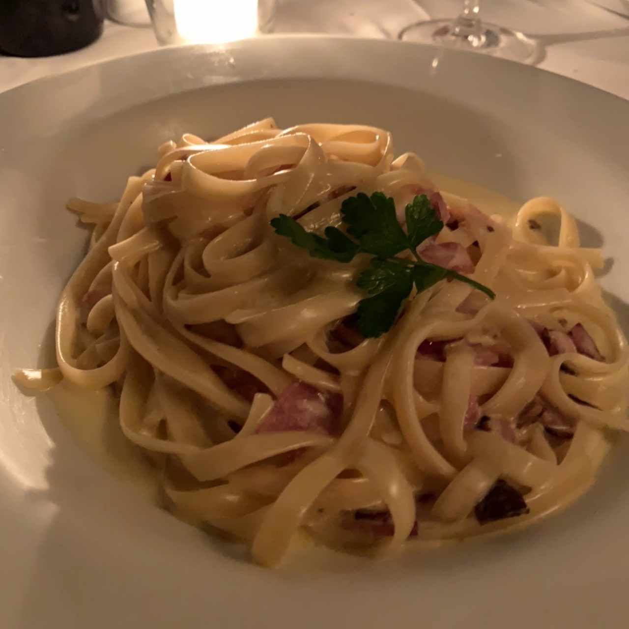 Fettuccini Carbonara