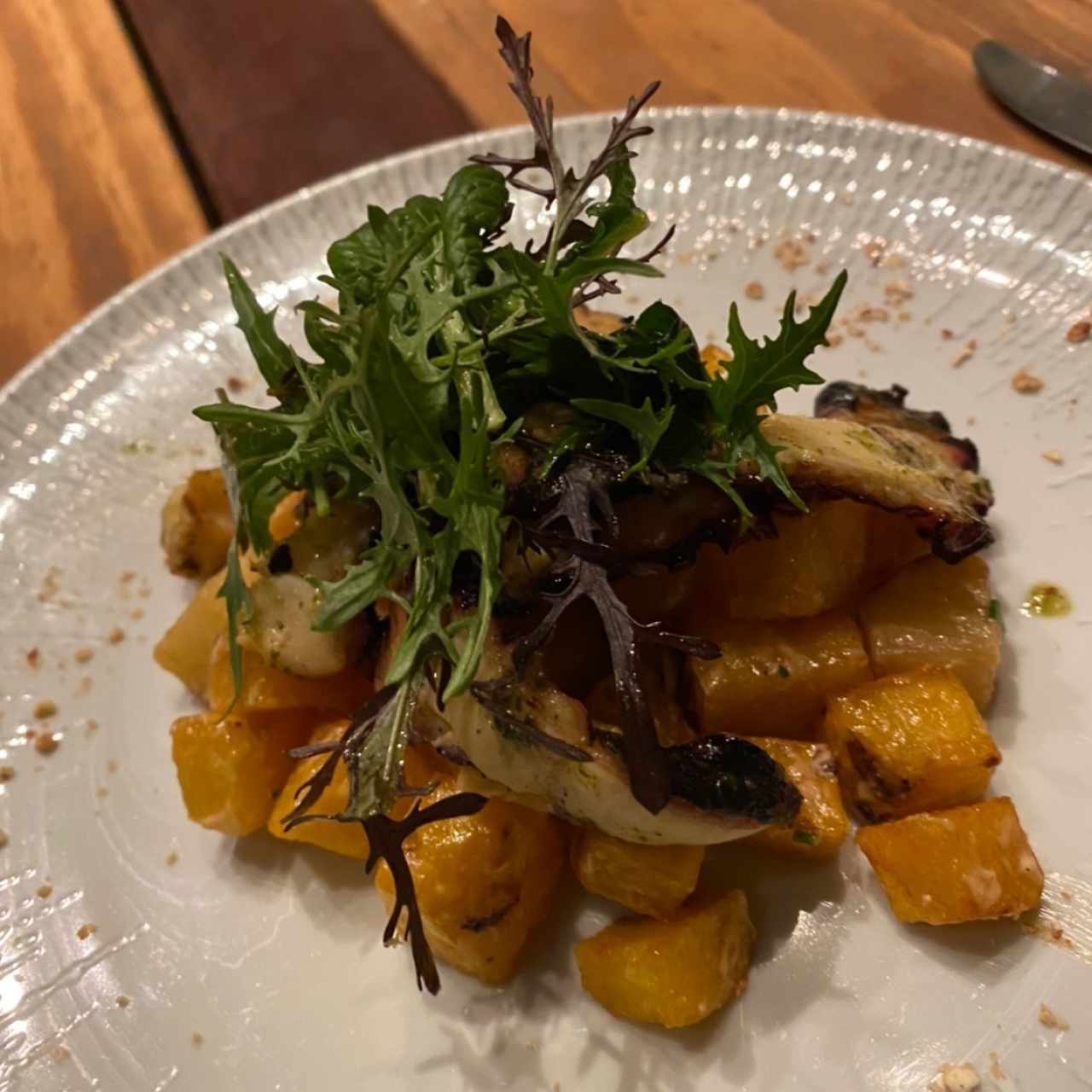 Pulpo confitado
