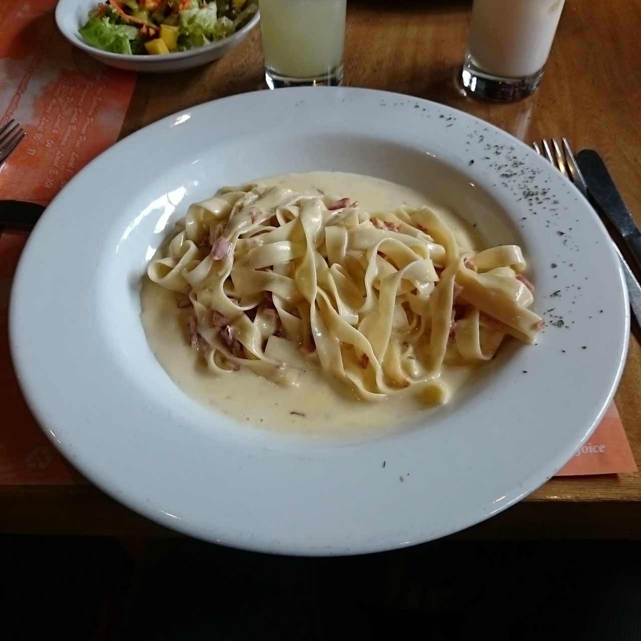 Fettuccine Carbonara