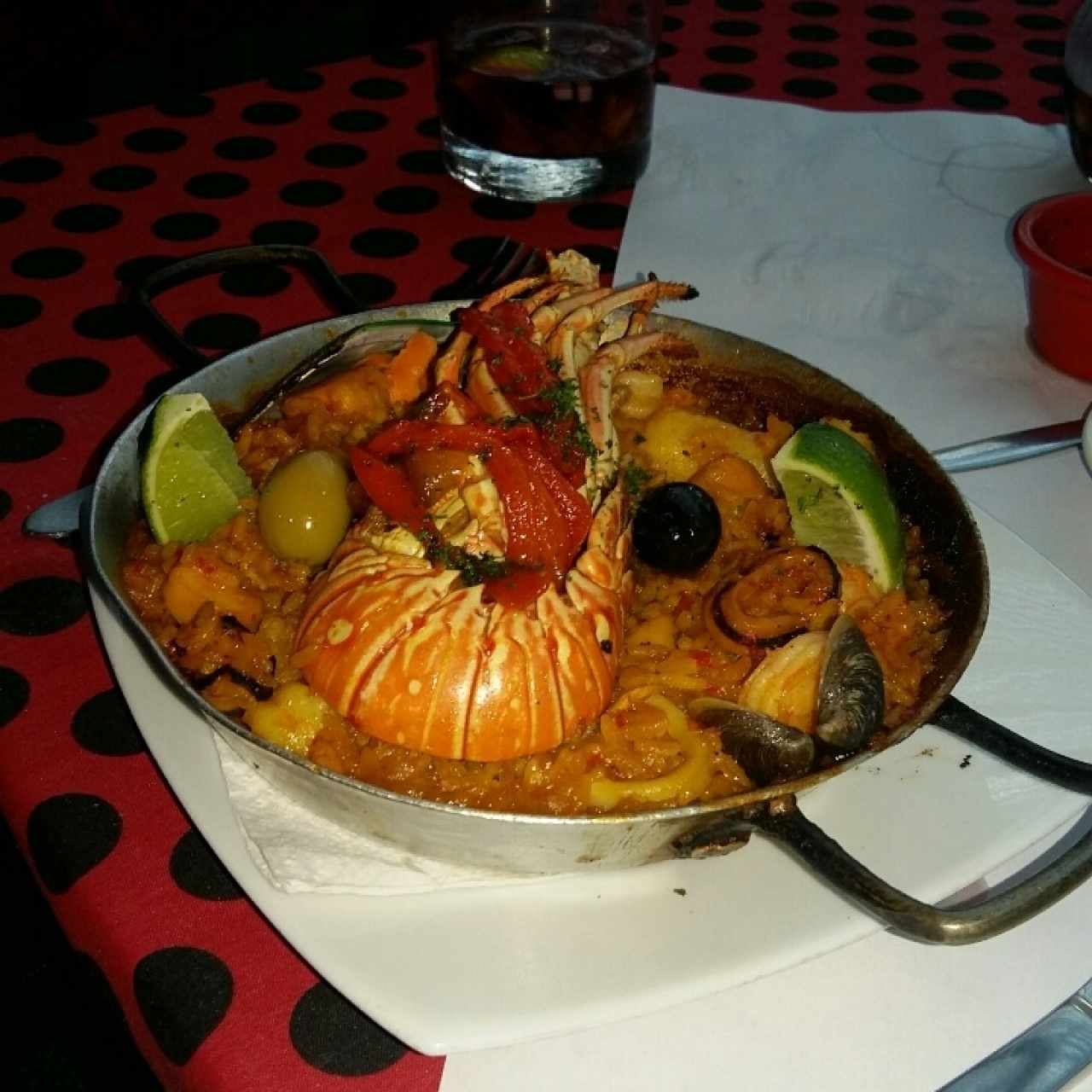 paella de mariscos 