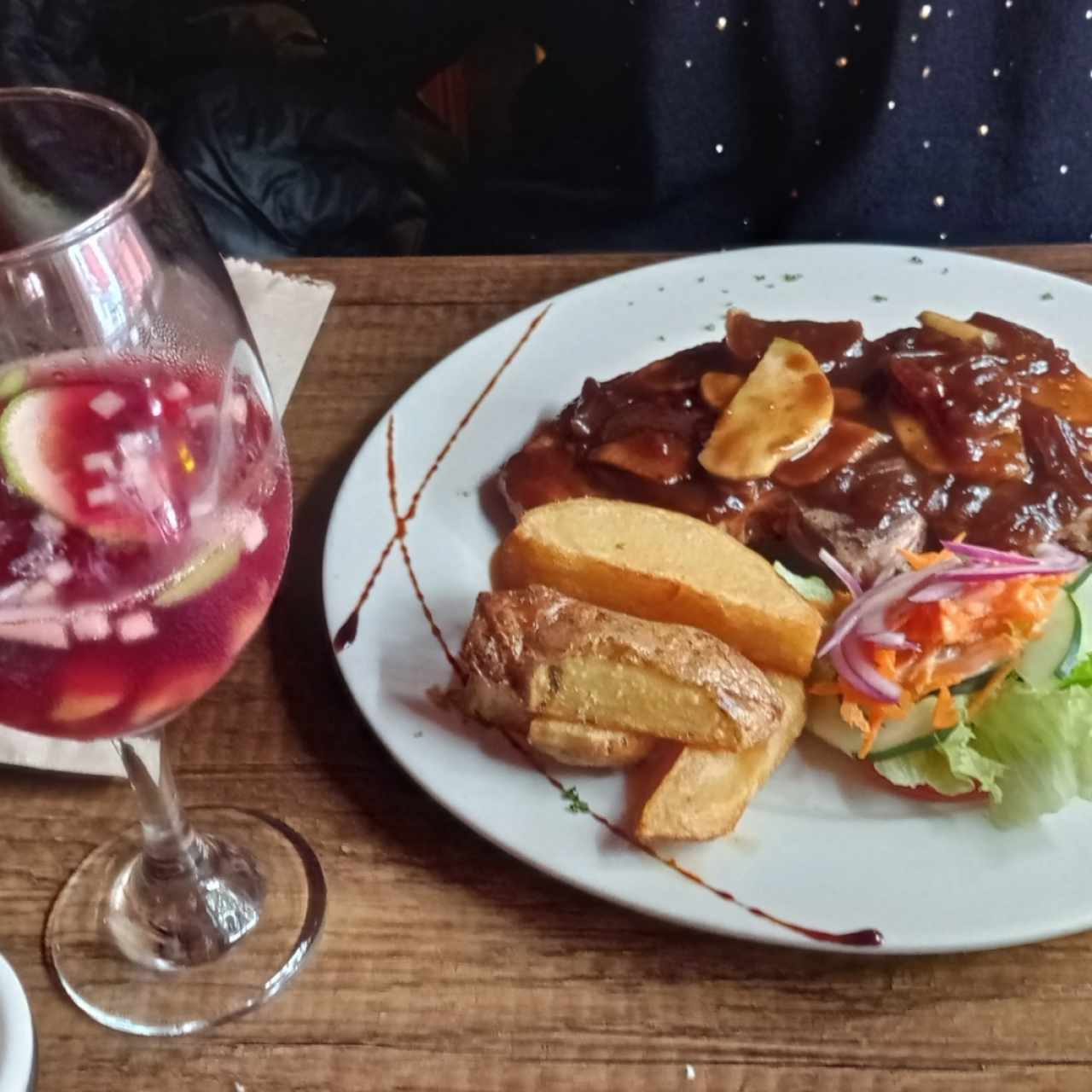 chuleta de cerdo a la madrileña.