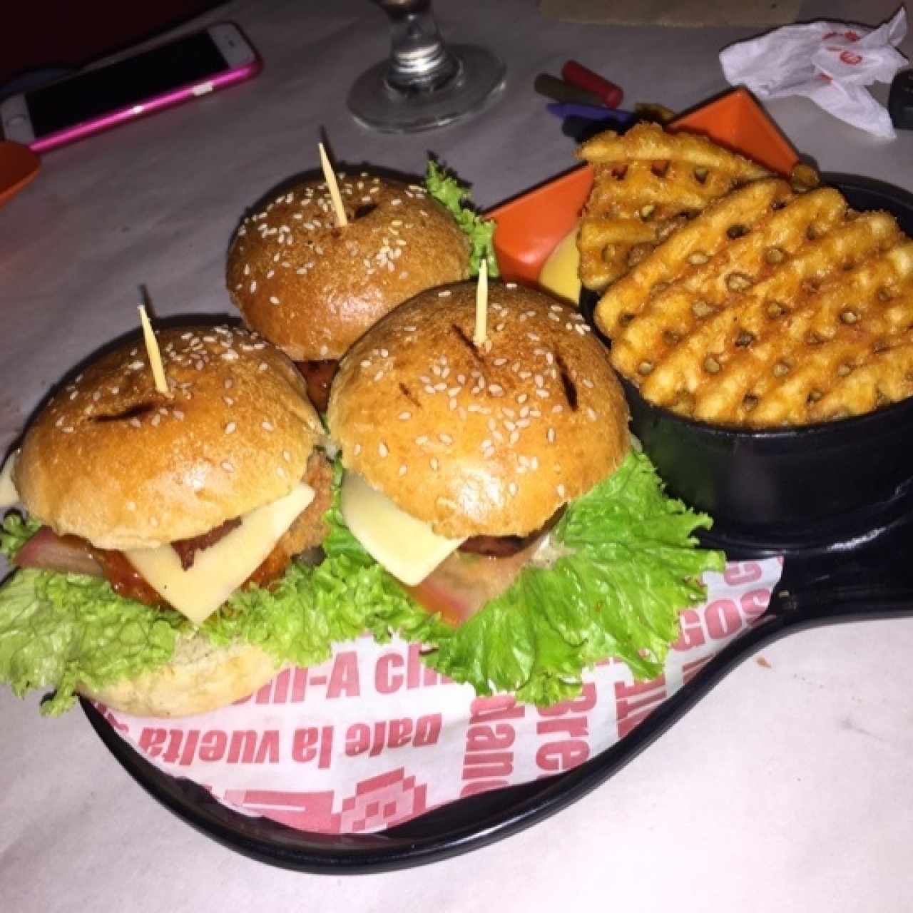 Mini Burguer x 3
